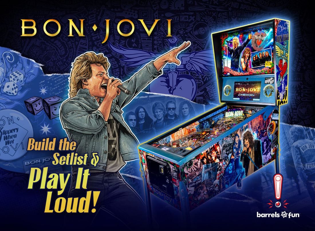 Barrels of Fun Cranks It Up to 11 with the Reveal of Bon Jovi Pinball